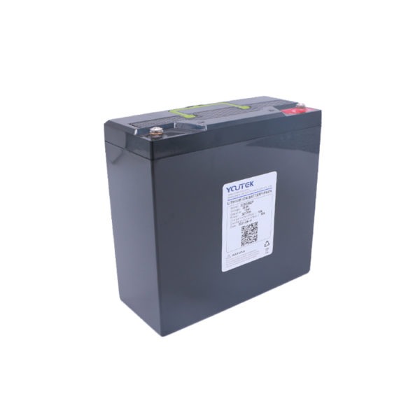 24V 12Ah battery with ABS case features